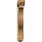 Ekena Millwork Funston Arts and Crafts Rough Sawn Bracket w/ Offset Brace, Western Red Cedar, 6"W x 34"D x 38"H BKT0604X34X38FST03RWR - alternate 2